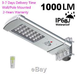 1000LM Commercial Solar Street Light Outdoor Waterproof Motion Sensor Lights