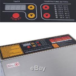 10 Tray Commercial Stainless Steel Dry Food Fruit Dehydrator Heat Blower Dryer