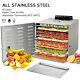 10 Tray Stainless Steel Commercial Industrial Dehydrator Food Jerky Fruit Us