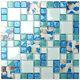 10 Sheets Beach Style Glass Conch Tiles For Kitchen Backsplash Bath Wall Mosaic
