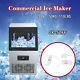 110lbs 50kg Auto Commercial Ice Cube Maker Machine Stainless Steel 220v 230w