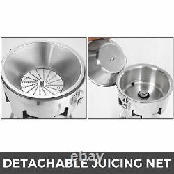 110V Commercial Juice Extractor Stainless Steel Juicer Heavy Duty 370W 60-80KG