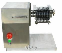 110V Commercial Stainless Steel Meat Slicer Machine with 4mm Blade Meat Cutter