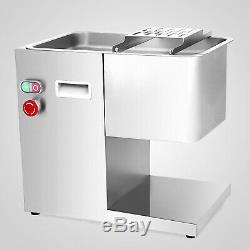 110V Stainless Commercial Meat Slicer Cutting Machine Cutter 250kg/hour