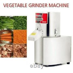 110V Stainless Steel Electric Vegetable Chopper Cutter Commercial Food Processor