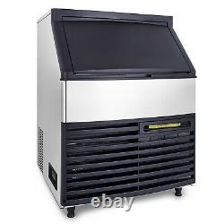 120KG Commercial Ice Maker Machine 265Lbs /24Hrs Air Cooled Cube Stainless Steel
