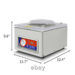 120W Commercial Vacuum Sealer System Food Saver Sealing Machine Chamber Packing