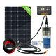 12v120w Solar Panel Deep Water Well Pump S/steel Submersible Pump 20a Controller