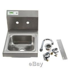 12 x 16 Wall Mount NSF Hand Wash Sink Restaurant Stainless Steel Commercial