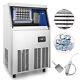 132lbs Commercial Ice Maker Machine 60kg /24hrs Stainless Steel Air Cooled Cube