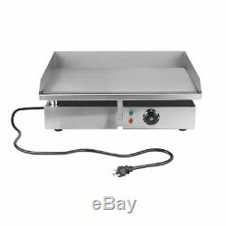 1500W 110V 22 Commercial Stainless Steel Electric Griddle Grill Home BBQ PlateY