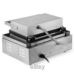 1500W Commercial 6pcs NonStick lolly Waffle Maker Hot Dog Machine Stick Baker