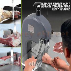 1500W Commercial Meat Bone Saw Machine Electric Bone Cutting Band Cutter 110V US