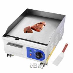 1500W Commercial Thermomate Electric Griddle Grill BBQ Plate Countertop 14