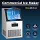 154lbs Commercial Ice Maker Ice Cube Making Machine Air-cooled Stainless Steel