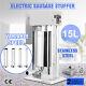 15l 33lb Electric Vertical Sausage Stuffer Stainless Steel High Speed Commercial