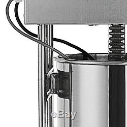 15L 33LB Electric Vertical Sausage Stuffer Stainless Steel High Speed Commercial