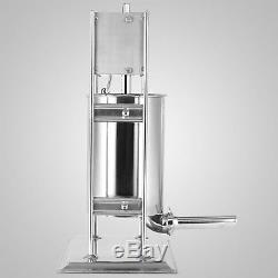 15L Industrial Vertical Sausage Stuffer Stainless Steel Dual Speed Commercial