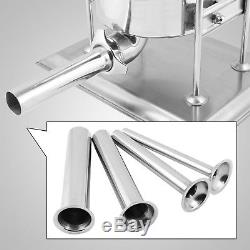 15L Industrial Vertical Sausage Stuffer Stainless Steel Dual Speed Commercial