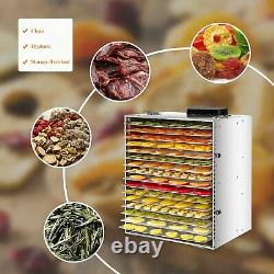 16 Layer Tray Commercial Food Dehydrators 1200W Stainless Steel Drying Machine
