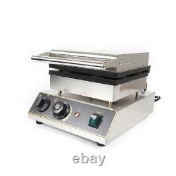 1750W Commercial Stainless Steel Round Muffin Crispy Maker Waffle Machine