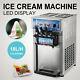 18l/h Commercial Soft Ice Cream Machine 3 Flavors Frozen Yogurt Cone Maker