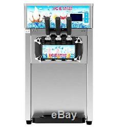 18L/H Commercial Soft Serve Ice Cream Maker Stainless Steel Ice Cream Machine