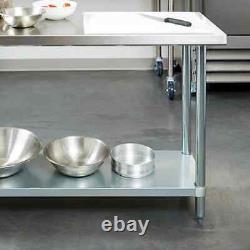 18 X 36 Stainless Steel Work Prep Table Commercial Restaurant Food Undershelf