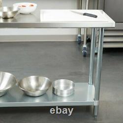 18 X 60 Stainless Steel Work Prep Table Commercial Restaurant Food Undershelf
