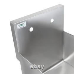 18 x 18 x 13 Stainless Steel Commercial Utility Sink Prep Hand Wash Laundry