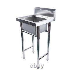 19.7 Wide Commercial/ Home 304 Stainless Steel Kitchen Utility Sink USA