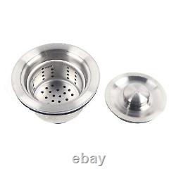 1/2 Compartment Commercial Sink Stainless Steel 304 Kitchen Utility Basin Sink
