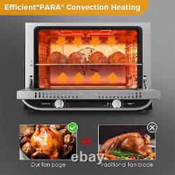1/4 Size Commercial Stainless Steel Countertop Electric Convection Oven 21L/23QT