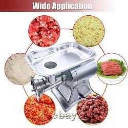 1.5HP Commercial Electric Meat Grinder 1100W Stainless Steel 550lbs/h Heavy Duty