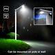 1,600lm Commercial Solar Led Street Light Outdoor Ip65 Dusk To Dawn Sensor Lamp