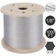 1/8 1x19 Stainless Steel Cable Wire Rope 1000 Ft T316 Commercial Grade Strand