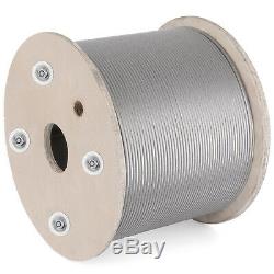 1/8 1x19 Stainless Steel Cable Wire Rope 1000 ft T316 Commercial Grade Strand