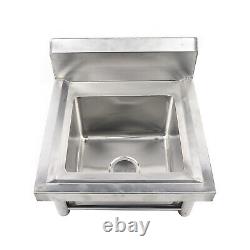 1 Compartment Commercial Stainless Steel Kitchen Utility Sink Restaurant Sink