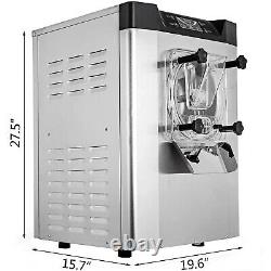 20L/h Commercial Hard Ice Cream Maker Machine CE Microcomputer Cafes copper core