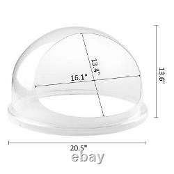20.5 Clear Bubble Dome for Electric Commercial Cotton Candy Fairy Floss Machine
