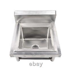 20 Wide Commercial/Home 304 Stainless Steel Kitchen Utility Sink Durable NEW
