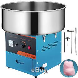 21Commercial Cotton Candy Machine Sugar Floss Maker Party Electric Blue