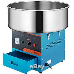 21 Commercial Cotton Candy Machine Blue Tabletop Stainless Steel Home Sugar