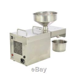 220V Commercial Stainless Steel Automatic Oil Press Extraction Machine Oil Mill