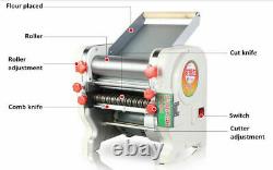 220V Commercial Stainless Steel Electric Pasta Press Maker Home Noodle Machine