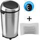 23 Gallon Commercial Large Touchless Sensor Automatic Stainless Steel Trash Can