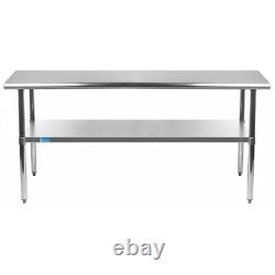24 X 60 Stainless Steel Kitchen Work Table Commercial Restaurant Food Prep