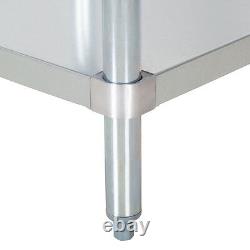 24 x 30 Stainless Steel Work Prep Shelf Table Restaurant Kitchen Commercial