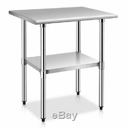 24 x 30 Stainless Steel Work Prep Table Commercial Kitchen Restaurant New