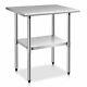 24 X 30 Stainless Steel Work Prep Table Commercial Kitchen Restaurant New